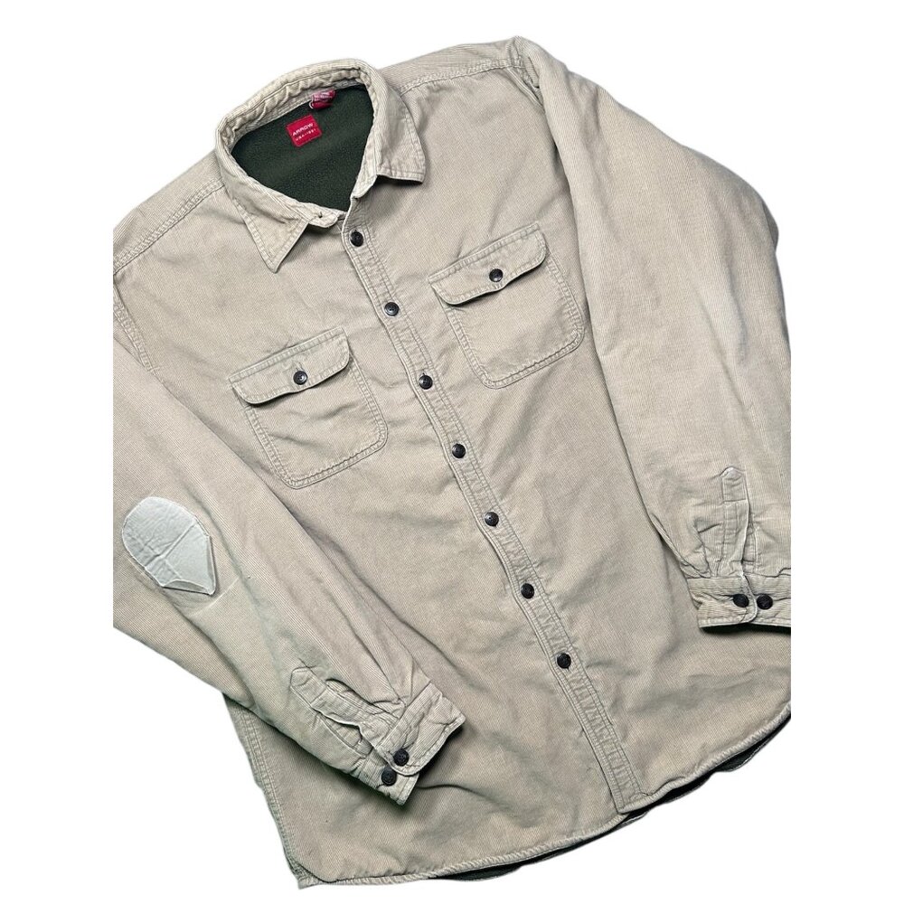 Vintage Arrow Workwear XLT Fleece Lined Corduroy Chore Barn Button-Up Shacket